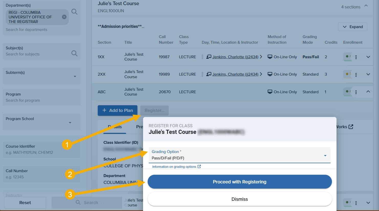 Setting Course Grading Options (P/D/F, P/F, or Standard) | Office of ...